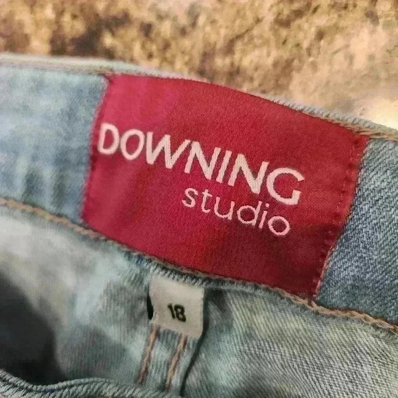 NWT Dia & Co. Plus Size Downing Studio Super Soft Premium Denim Jeans $77 - Picture 3 of 9